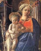 Fra Filippo Lippi Details of Madonna and Child with Angels,St Frediano and St Augustine oil painting artist